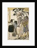 Print Depicting Women Picking Mulberry Leaves from Silkworm Culture by Women by Utamaro