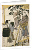 Print Depicting Women Picking Mulberry Leaves from Silkworm Culture by Women by Utamaro