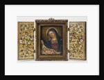 Momoyama Period Portable Shrine Depicting the Virgin and Child (Open) by Anonymous