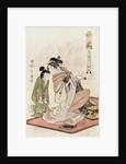 The Hour of the Dog, from the Series Twelve Hours of the Green Houses by Utamaro