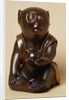 Gold Lacquered Oikimono of a Macaque Monkey by Anonymous