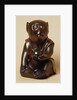 Gold Lacquered Oikimono of a Macaque Monkey by Anonymous