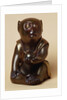 Gold Lacquered Oikimono of a Macaque Monkey by Anonymous