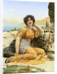 With Violets Wreathed and Robe of Saffron Hue by John William Godward