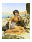 With Violets Wreathed and Robe of Saffron Hue by John William Godward