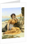 With Violets Wreathed and Robe of Saffron Hue by John William Godward