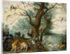 Animals and Birds in the Garden of Eden by School of Ferdinand van Kessel