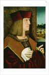 Portrait of Emperor Maximilian I, Half-Length, Wearing the Collar and Badge of the Golden Fleece by Bernhard Stringle
