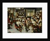 Peasants Paying Tithes by School of Pieter Brueghel the Younger
