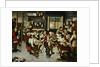 Peasants Paying Tithes by School of Pieter Brueghel the Younger