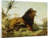 A Lion in a Jungle Landscape by William Huggins