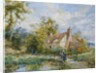 Witley Common, Surrey (Artist's House) by Myles Birket Foster
