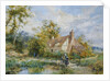 Witley Common, Surrey (Artist's House) by Myles Birket Foster
