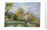 Witley Common, Surrey (Artist's House) by Myles Birket Foster