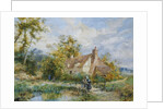 Witley Common, Surrey (Artist's House) by Myles Birket Foster