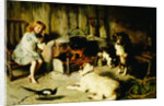 A Watched Pot Never Boils by Alfred William Strutt