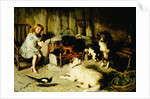 A Watched Pot Never Boils by Alfred William Strutt