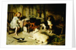 A Watched Pot Never Boils by Alfred William Strutt