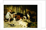 A Watched Pot Never Boils by Alfred William Strutt