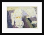 Dog Lying Down (Dog Portrait) by Franz Marc