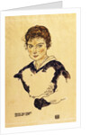 Portrait of Miss Toni Rieger by Egon Schiele