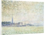 View of Vere Morning Fog by Theo van Rysselberghe