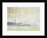 View of Vere Morning Fog by Theo van Rysselberghe