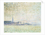 View of Vere Morning Fog by Theo van Rysselberghe