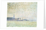 View of Vere Morning Fog by Theo van Rysselberghe