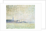 View of Vere Morning Fog by Theo van Rysselberghe