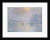 Charing Cross Bridge, La Tamis by Claude Monet