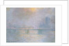 Charing Cross Bridge, La Tamis by Claude Monet