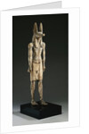Egyptian New Kingdom Statue of Anubis by Anonymous