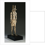 Egyptian New Kingdom Statue of Anubis by Anonymous