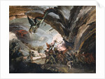 Pluto and Harlequin in Hell by Giuseppe Bernardino Bison