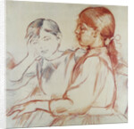 Julie Manet and Jeannie Gobillard at the Piano by Berthe Morisot