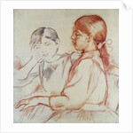 Julie Manet and Jeannie Gobillard at the Piano by Berthe Morisot