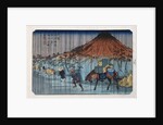Oiwake, from the Series The Sixty-Nine Stations of the Kiso Highway by Eisen