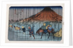 Oiwake, from the Series The Sixty-Nine Stations of the Kiso Highway by Eisen