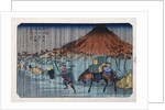 Oiwake, from the Series The Sixty-Nine Stations of the Kiso Highway by Eisen