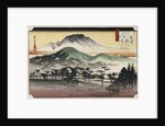 Evening Bell at Miidera, from the Series Eight Views of Lake Biwa by Utagawa Hiroshige