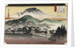 Evening Bell at Miidera, from the Series Eight Views of Lake Biwa by Utagawa Hiroshige