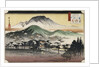 Evening Bell at Miidera, from the Series Eight Views of Lake Biwa by Utagawa Hiroshige