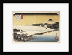 Sunset at Seta, from the Series Eight Views of Lake Biwa by Utagawa Hiroshige