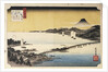 Sunset at Seta, from the Series Eight Views of Lake Biwa by Utagawa Hiroshige