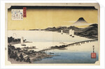 Sunset at Seta, from the Series Eight Views of Lake Biwa by Utagawa Hiroshige