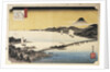 Sunset at Seta, from the Series Eight Views of Lake Biwa by Utagawa Hiroshige