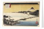 Sunset at Seta, from the Series Eight Views of Lake Biwa by Utagawa Hiroshige