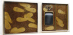Lacquer Namban Suzuribako Decorated in Gold, Silver, Red and Black, with the Interior of the Cover Decorated with Feathers Scattered on a Gyobu-Nashiji Ground by Anonymous