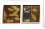 Lacquer Namban Suzuribako Decorated in Gold, Silver, Red and Black, with the Interior of the Cover Decorated with Feathers Scattered on a Gyobu-Nashiji Ground by Anonymous